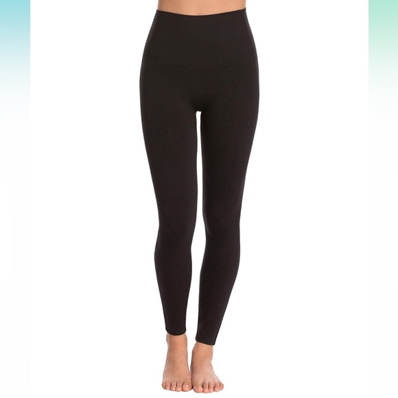 Spanx Look At Me Now Seamless Leggings In Black Size 1X - Picture 2 of 8